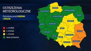 IMGW wydał ostrzeżenia meteorologiczne dla większości województw