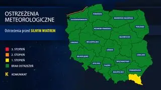 IMGW wydał ostrzeżenia meteorologiczne