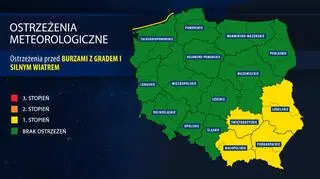 IMGW wydał ostrzeżenia pogodowe