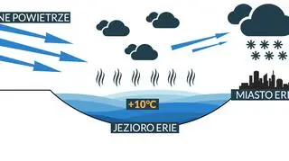 Jak doszło do śnieżyc w regionie Wielkich Jezior?