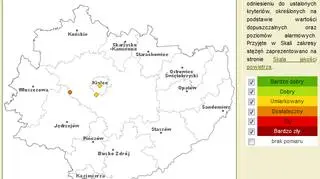 Jakość powietrza w woj. świętokrzyskim (WIOŚ Kielce)
