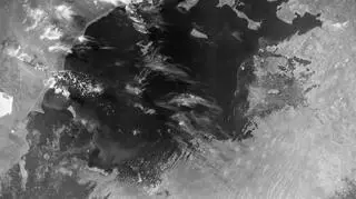Jezioro Aralskie w 1964 r. (NASA)