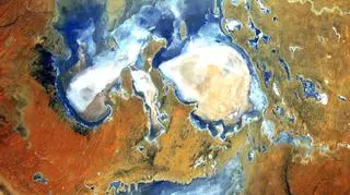 Jezioro Eyre (Australia) 05.08.2006 (NASA's Goddard Space Flight Center/USGS)