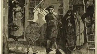 Jonas Hanway - pierwszy mężczyzna, który w odważył się użyć parasola od deszczu