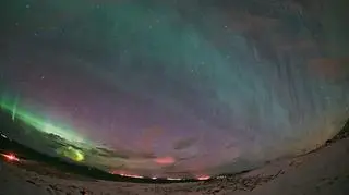 Karol Wójcicki na tropie zorzy polarnej