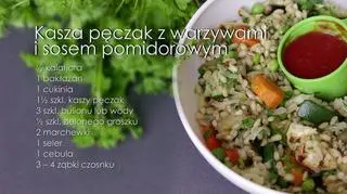 Kasza pęczak z warzywami