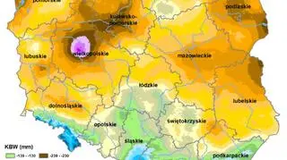 Klimatyczny bilans wody (IUNG)