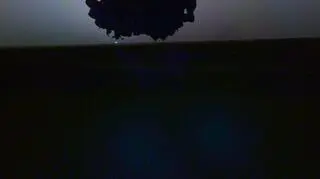 Koloryzowany wschód słońca na Marsie (NASA)