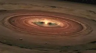 Koncepcja artystyczna dysku protoplanetarnego (NASA/JPL-Caltech)