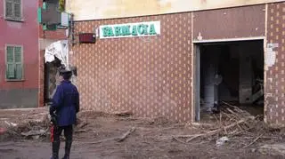 Krajobraz Włoch po powodzi (PAP/EPA)