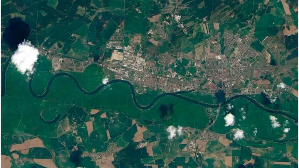 Łaba - maj 2013 (NASA)