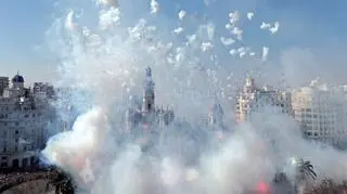 Las Fallas w Walencji (PAP/EPA)