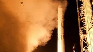 Latająca żaba na kosmodromie NASA