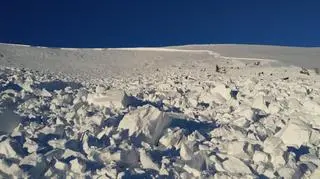 Lawina w czeskich Karkonoszach. Długa na kilometr