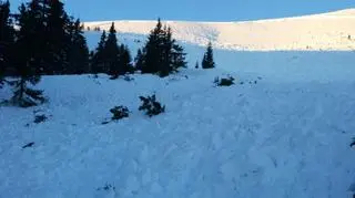 Lawina w czeskich Karkonoszach. Długa na kilometr