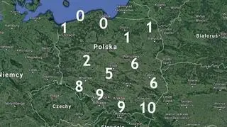 Liczba dni upalnych do 7 sierpnia