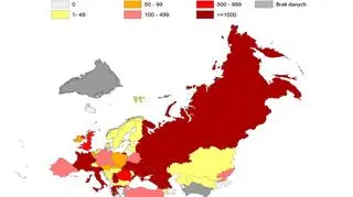 Liczba zachorowań na odrę w okresie styczeń-czerwiec 2018