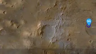 Lokalizacja lądowania łazika (NASA, Perseverance Rover Landing Site Map)