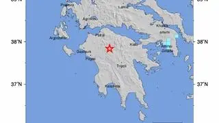 Lokalizacja trzęsienia ziemi (USGS)