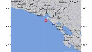 Lokalizacja trzęsienia ziemi (USGS)