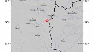 Lokalizacja trzęsienia ziemi (USGS)