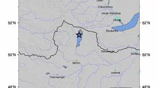 Lokalizacja trzęsienia ziemi (USGS)