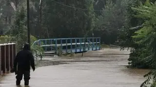 Lokalne podtopienia w okolicy Nysy (Bart Kaczmarek/Kontakt 24)