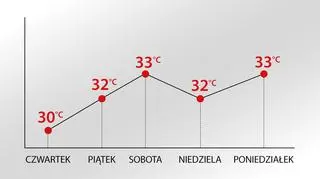 Maksymalna temperatura w nadchodzących dniach