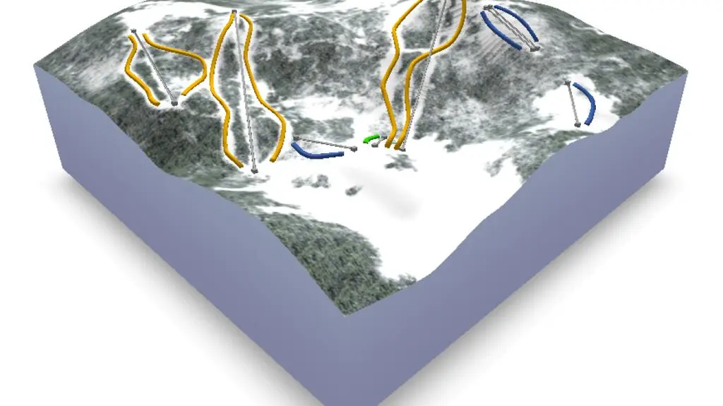 Mapa 3D stoku w Czarnej Górze