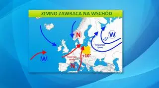 Mapa pogody w Europie na najbliższe 16 dni