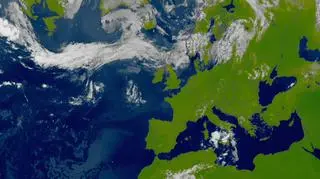 Mapa satelitarna Europy (Eumetsat)