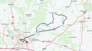 Mapa trasy Wings For Life World Run 2017