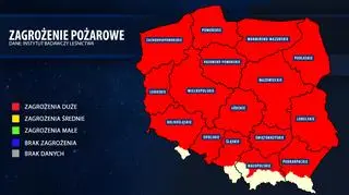 Mapa zagrożenia pożarowego (bazapozarow
