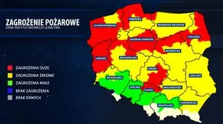 Mapa zagrożenia pożarowego (bazapozarow