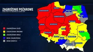Mapa zagrożenia pożarowego (IBL)