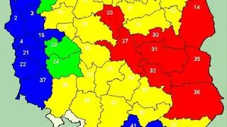 Mapa zagrożenia pożarowego (ibles, 25.08.2015, godz. 9:00)