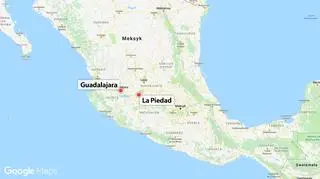 Martwe rekiny znaleziono przy drodze łączącej La Piedad i Guadalajarę