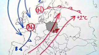Masy powietrza nad Europą
