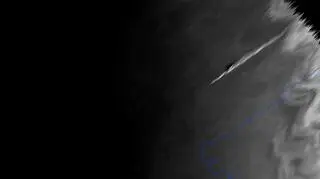 Meteor uchwycony przez Meteosat-9 (EUMETSAT 2013)