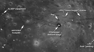 Miejsce lądowania Apollo 17/NASA