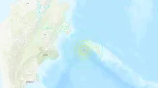 Miejsce trzęsienia ziemi (USGS)