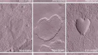 "Miłość z Marsa" w obserwacjach NASA