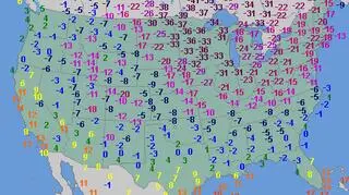 Minimalna temperatura 31 stycznia (wetteronline.de)