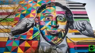 Mural w Łodzi (autor: Kontakt24/banaś)