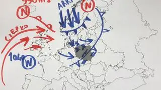 Na pogodę w kraju wpłyną dwa niże i wyż