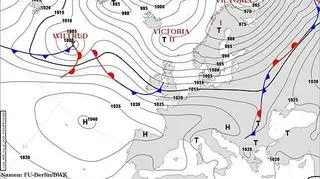 Nad Europą znajduje się potężny wir (wetterpate.de)