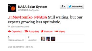 Nadal czekamy, ale eksperci tracą optymizm (Twitter)