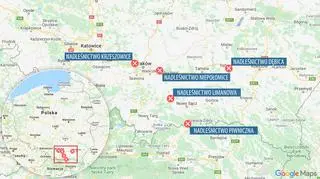 Nadleśnictwa objęte zakazem w związku z koronawirusem SARS-Co-V-2