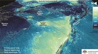 Najnowsza mapa wskazuje "priorytetowy" obszar poszukiwań