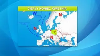 Napłynie ciepłe i wilgotne powietrze z południa Europy